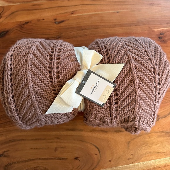 Studio McGee Bedding Studio Mcgee X Target Throw Blanketmauve